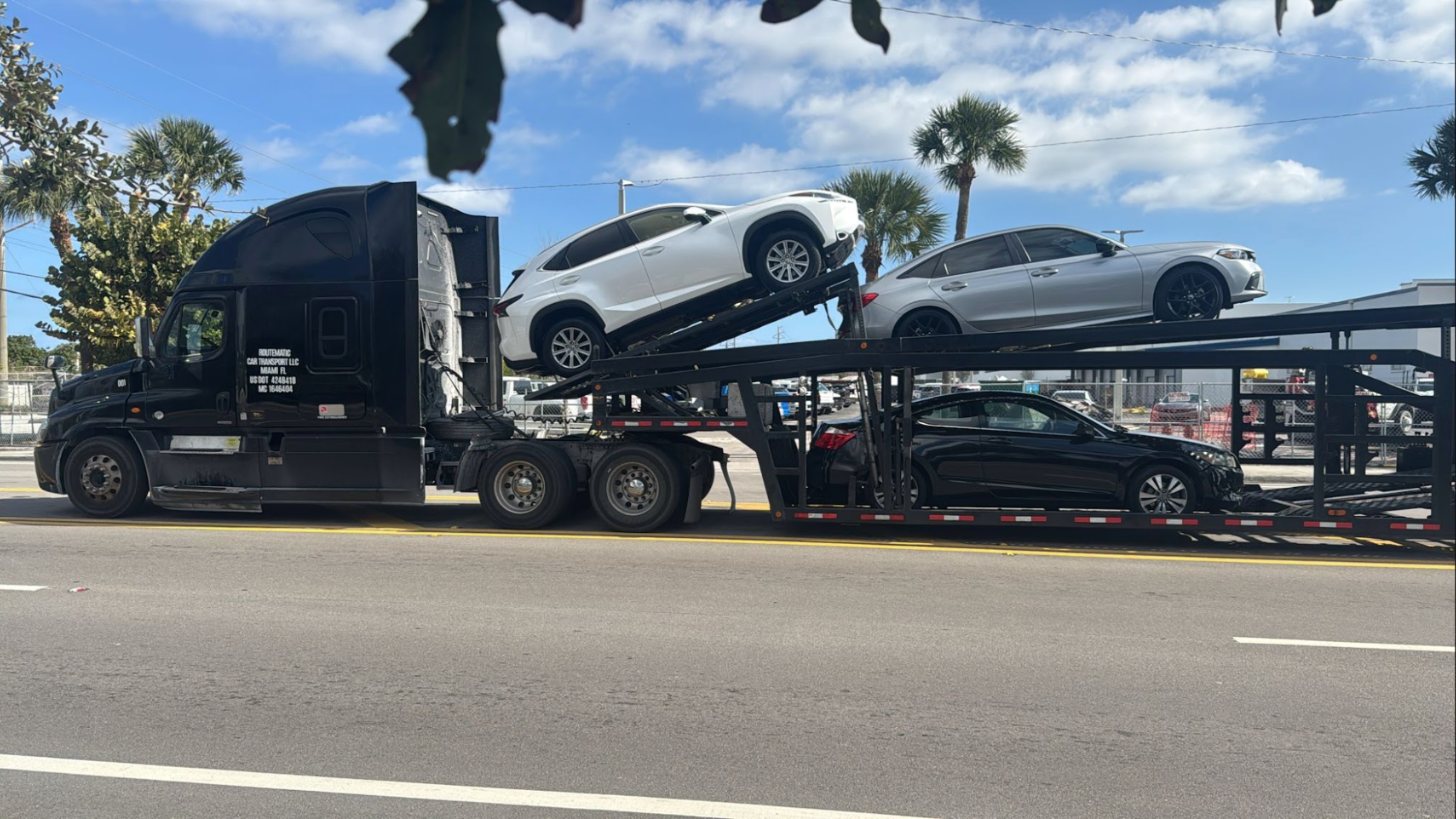 RouteMatic truck loaded, in Florida